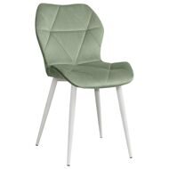 Стул Олмеко Дора (велюр тенерифе нефрит/белый)